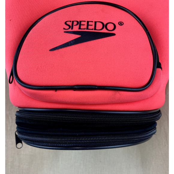 Speedo Neoprene Expandable Bucket Style Swim Bag Draw String Sling Straps Pink - Picture 3 of 8